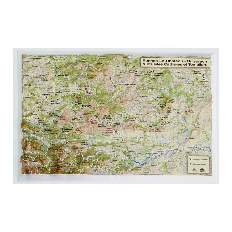 Poster Rennes Le Chateau Bugarach Et Sites Cathares Et Templi Cartotheque Com